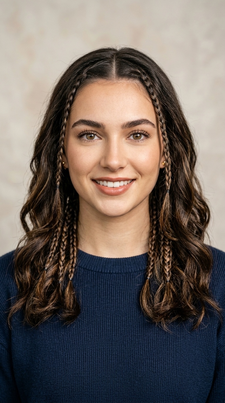Hidden Peak-a-Boo Braids