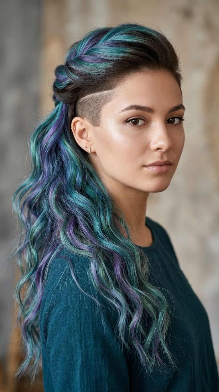 Hidden Undercut Mermaid Cascade