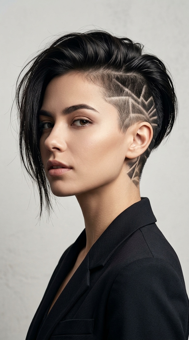 Hidden Undercut with Geometric Patterns