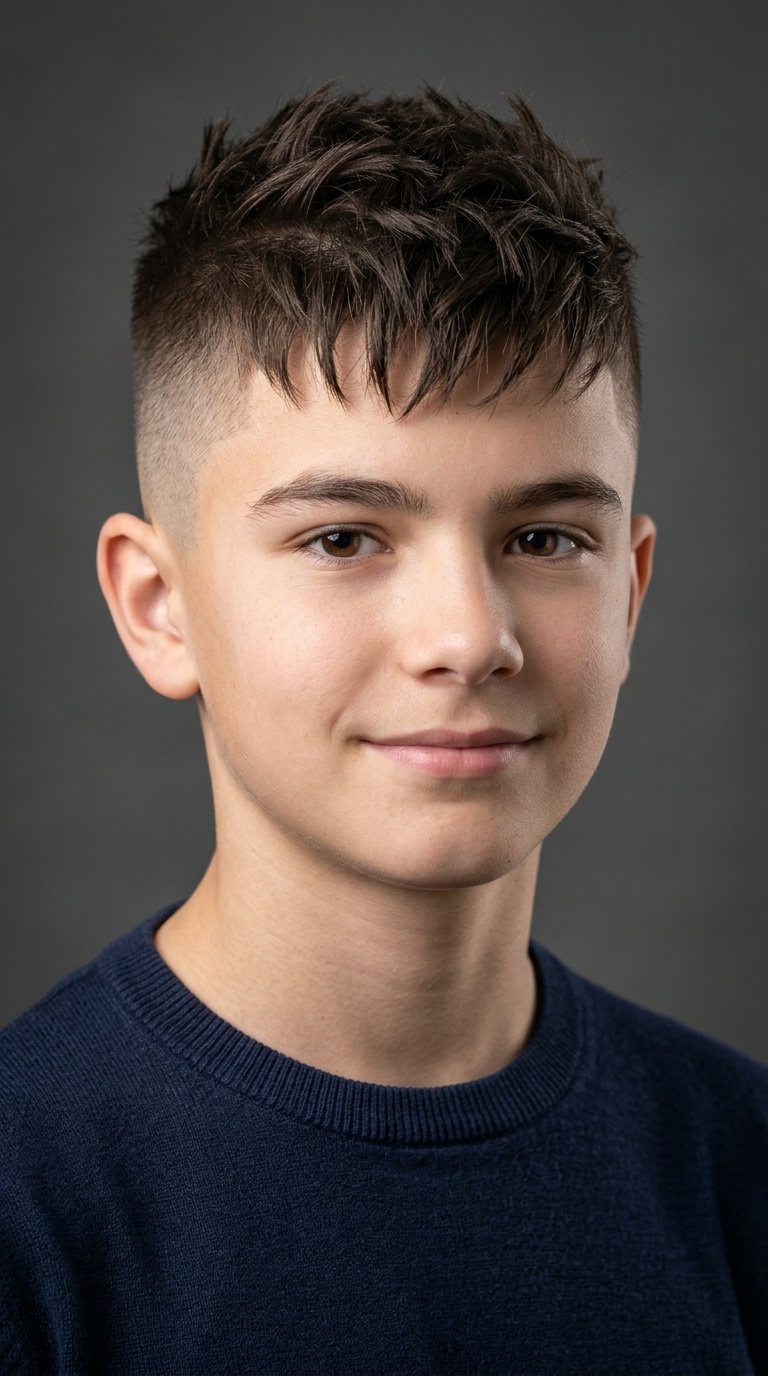High and Tight with Choppy Top