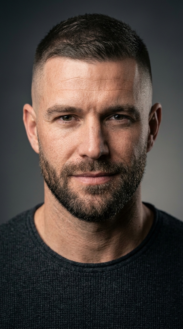 High and Tight with High Fade and Stubble