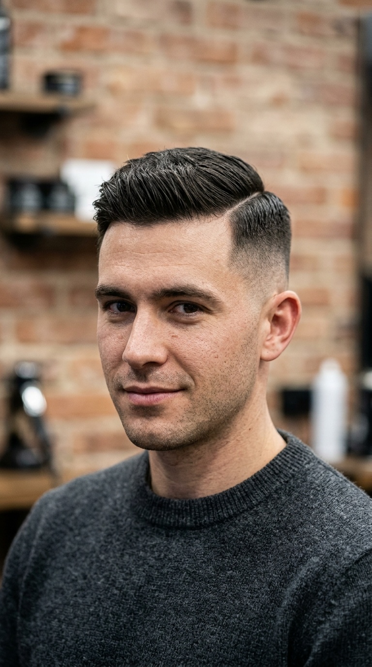 High and Tight with Side Part