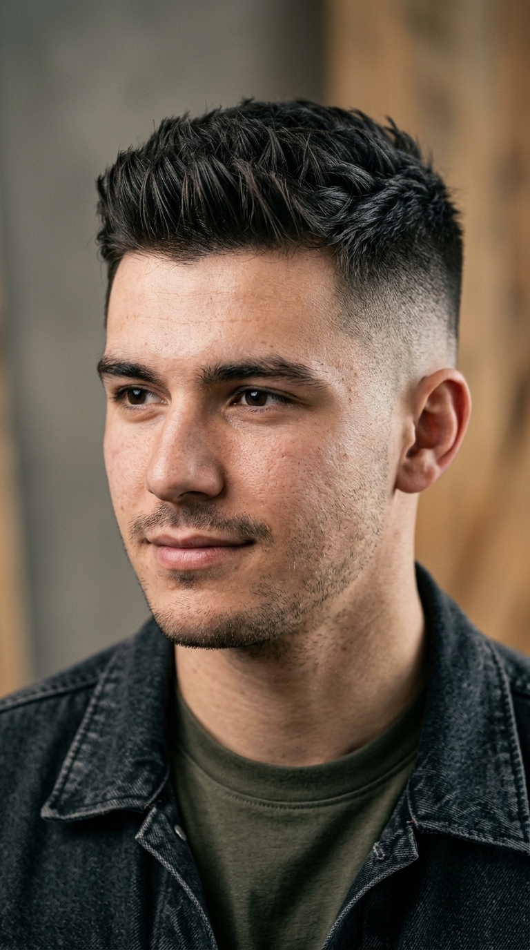 High and Tight with Textured Crown