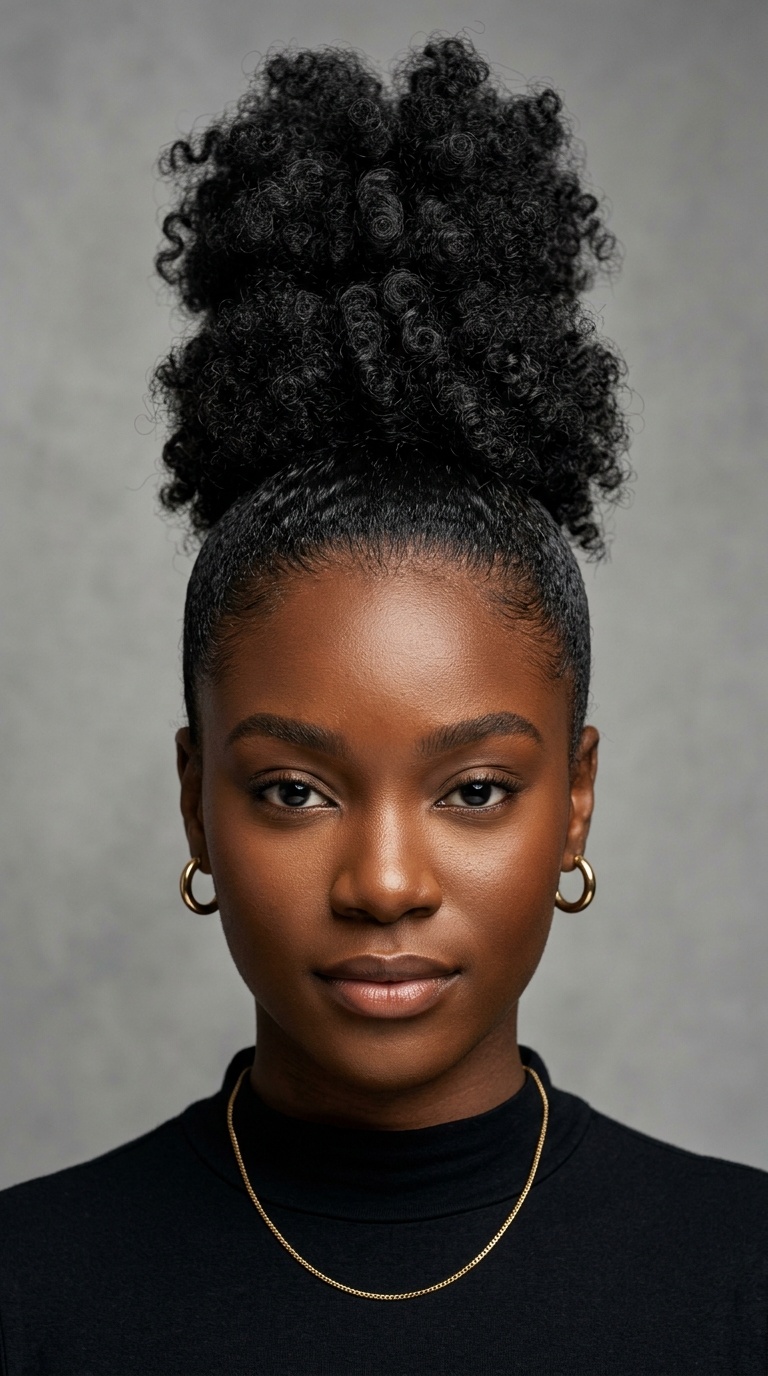 High Double-Stacked Ponytail