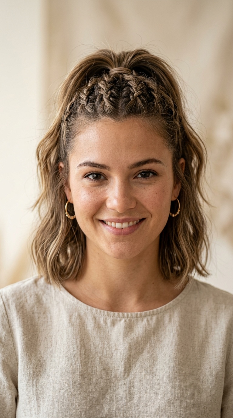 High Half-Ponytail
