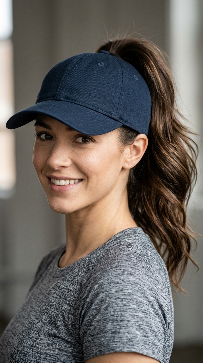 High Pony Through the Cap