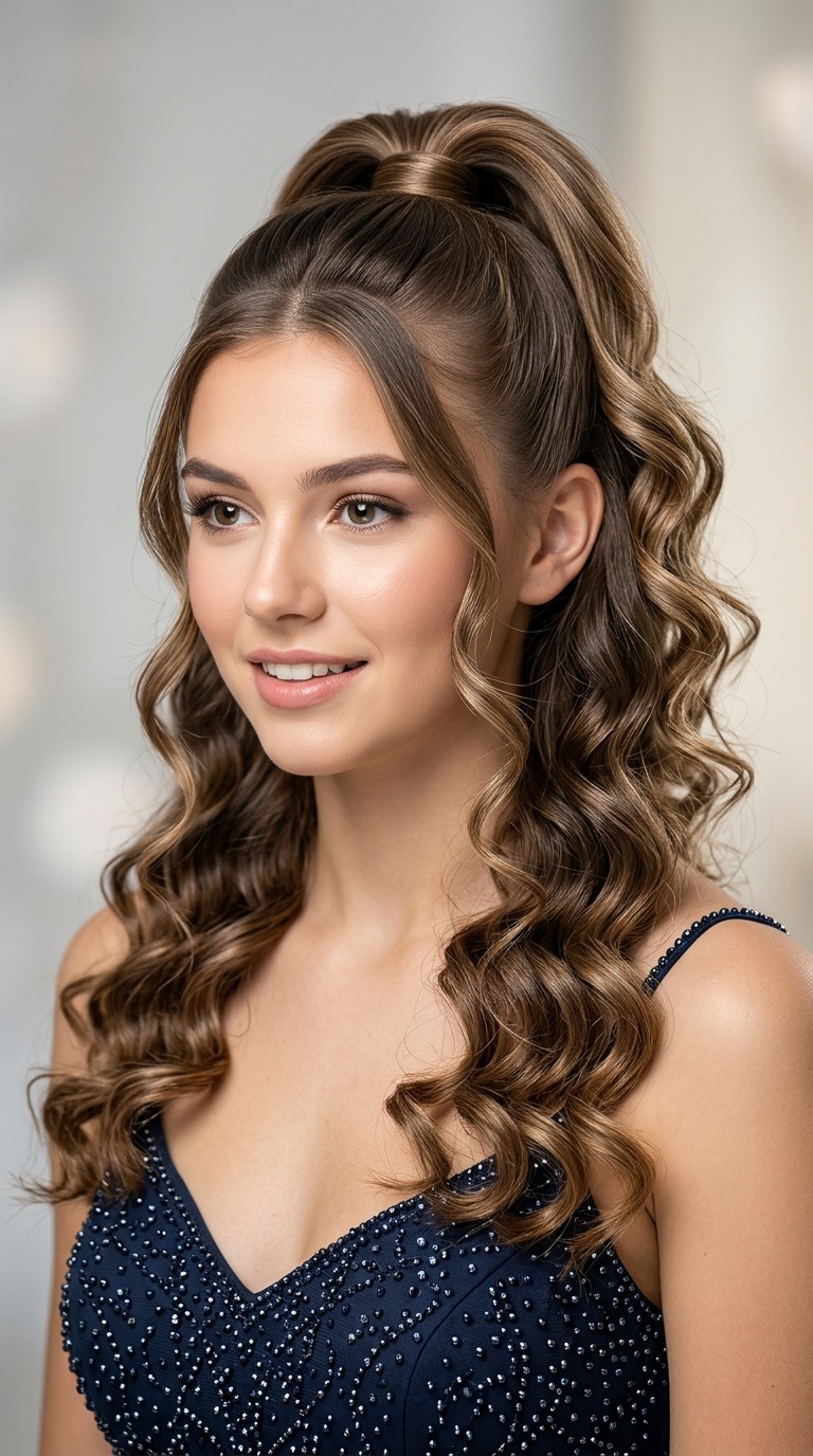 High Ponytail Half-Up
