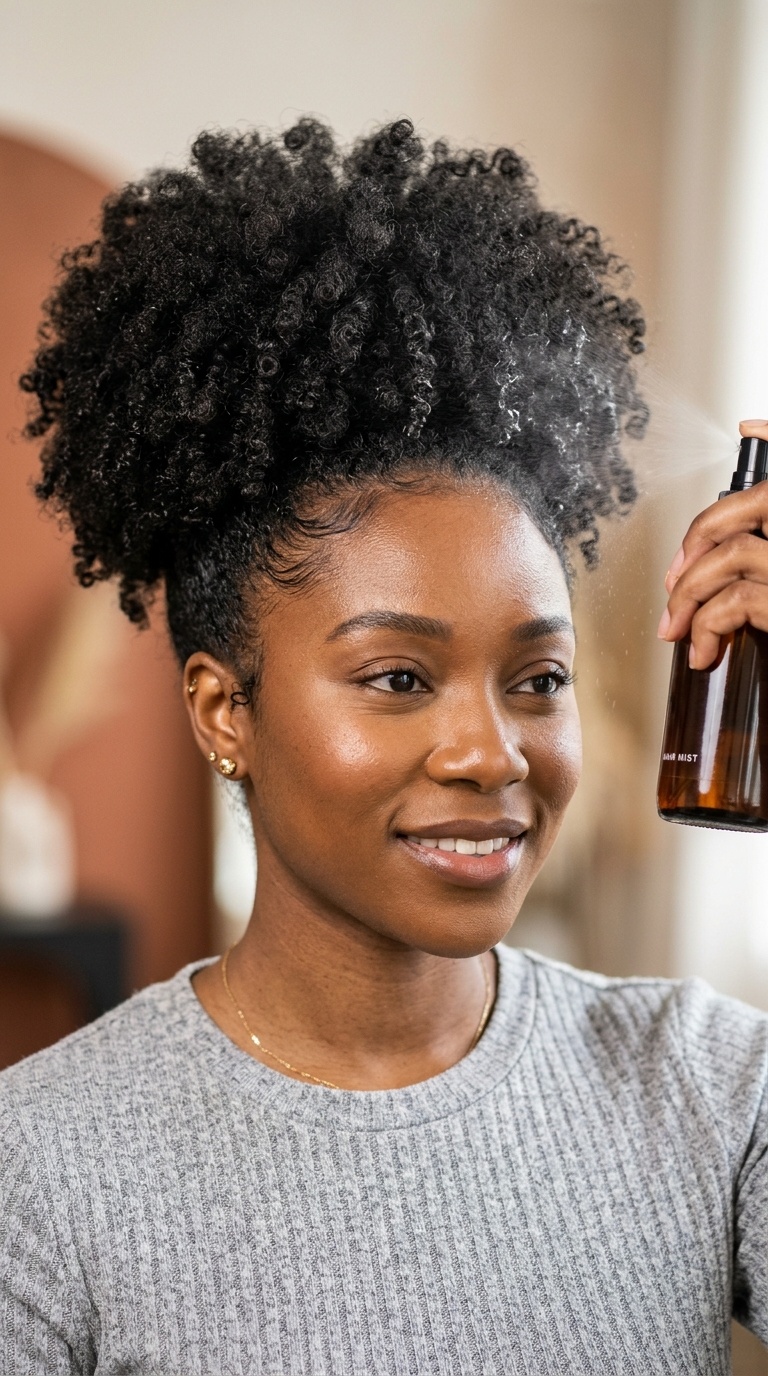 High Puff with Hydrating Mist