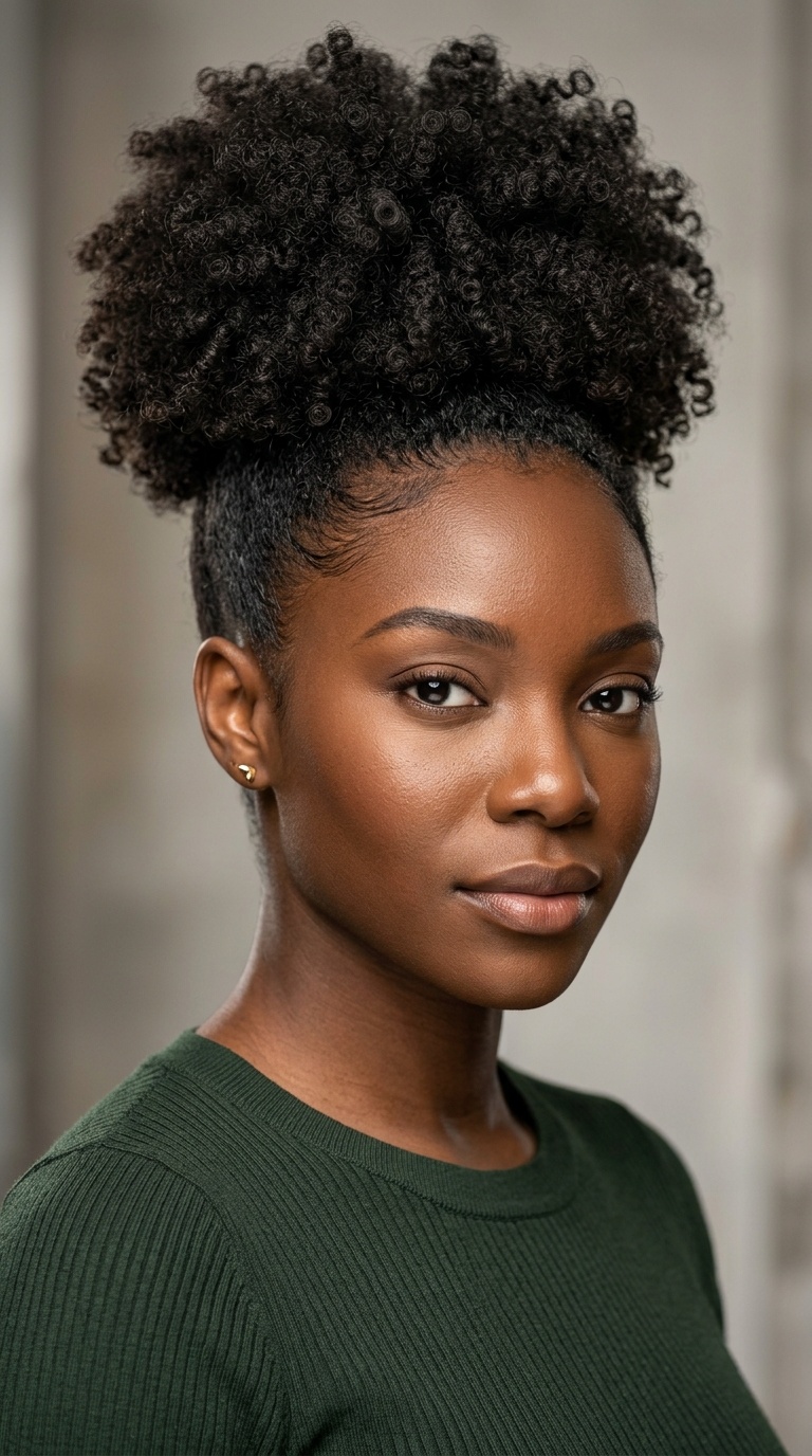 High Puff with Tapered Sides