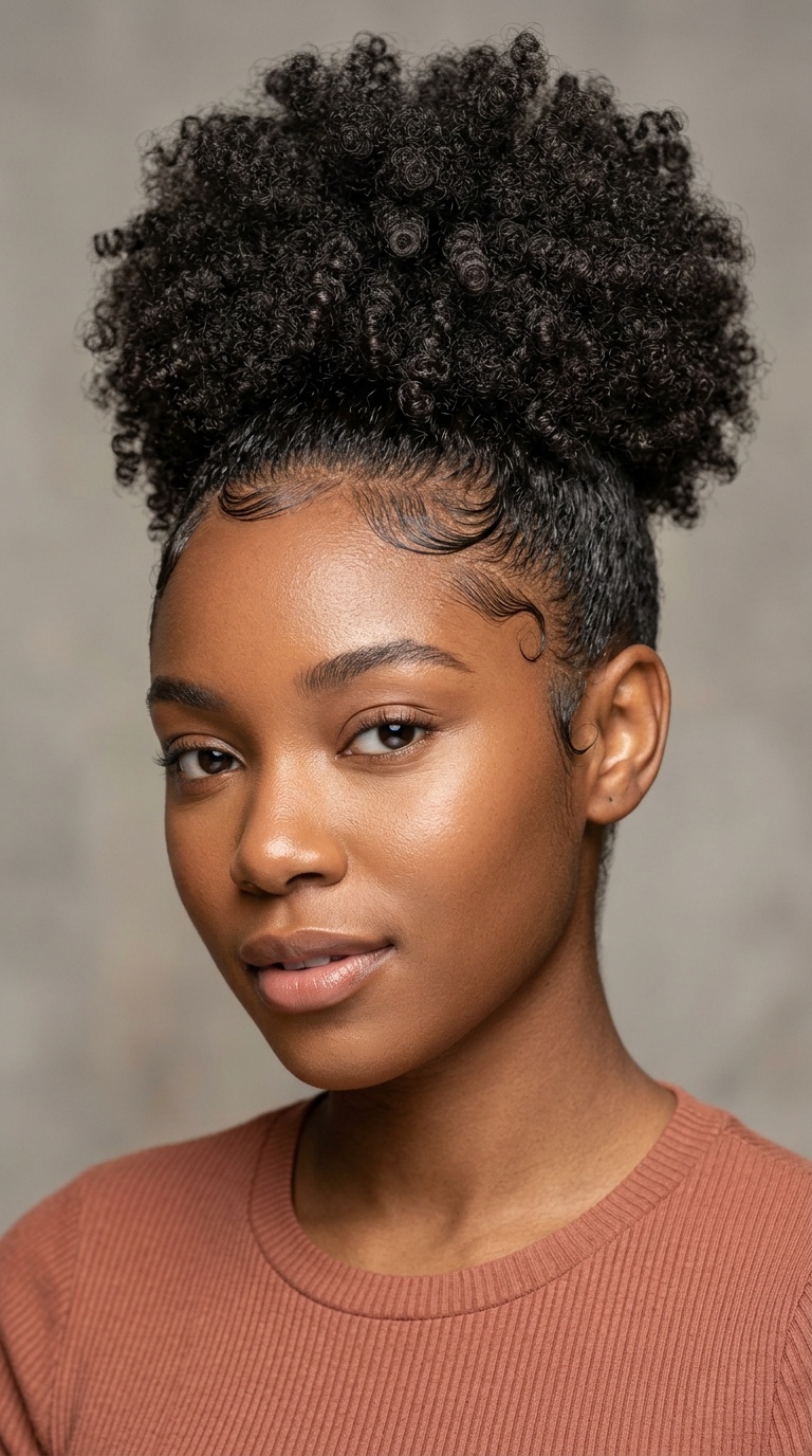 High Puff with Tooled Edges