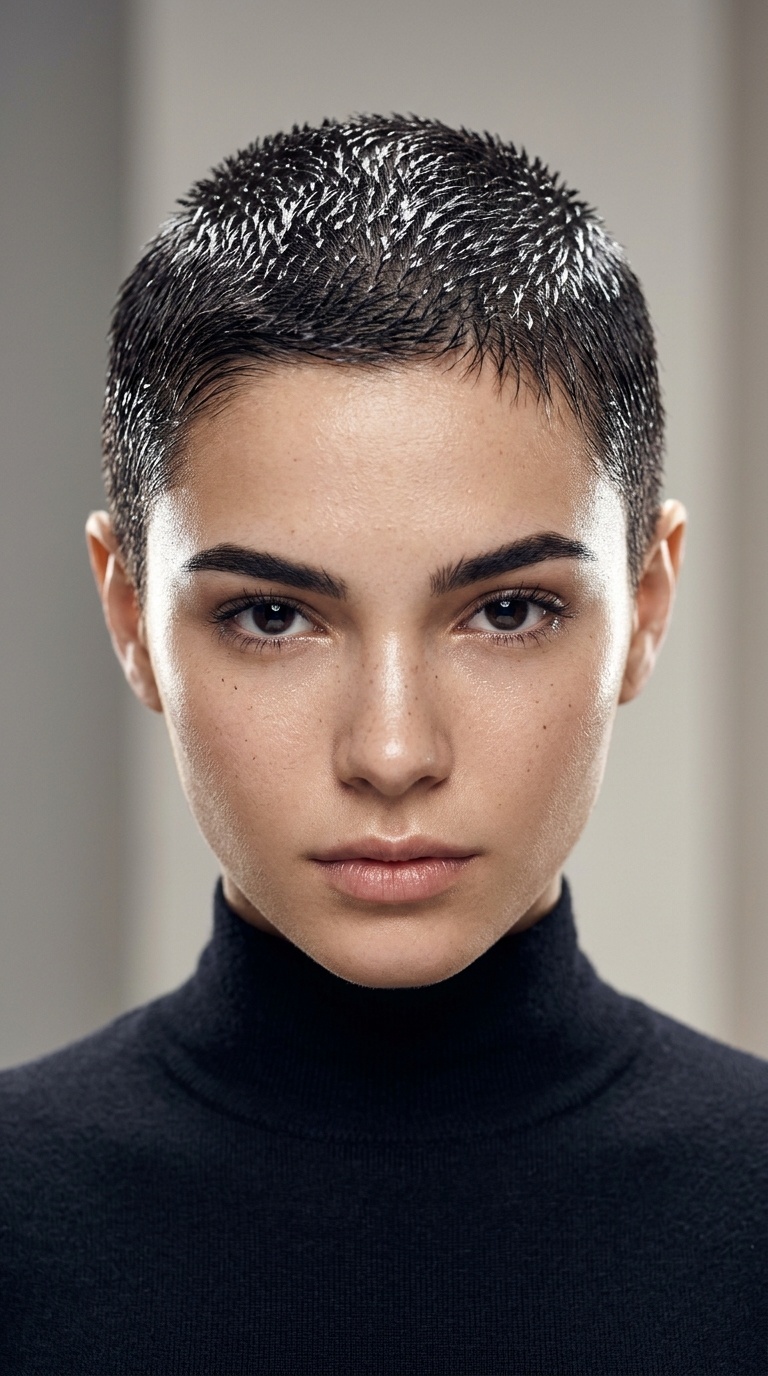 High-Shine Buzz Cut