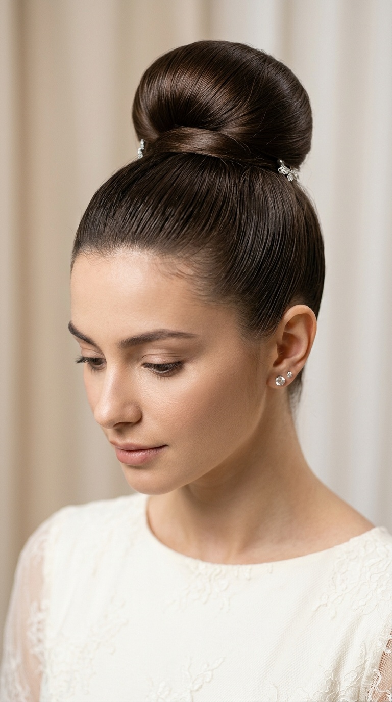 High Sleek Ballerina Bun