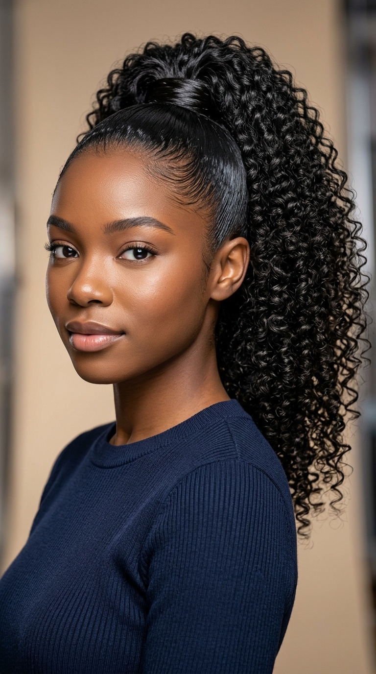 High Sleek Ponytail