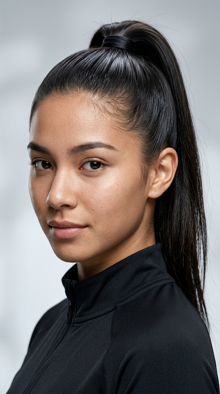 High Sleek Ponytail