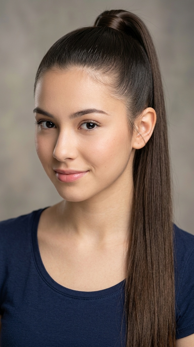 High Sleek Ponytail