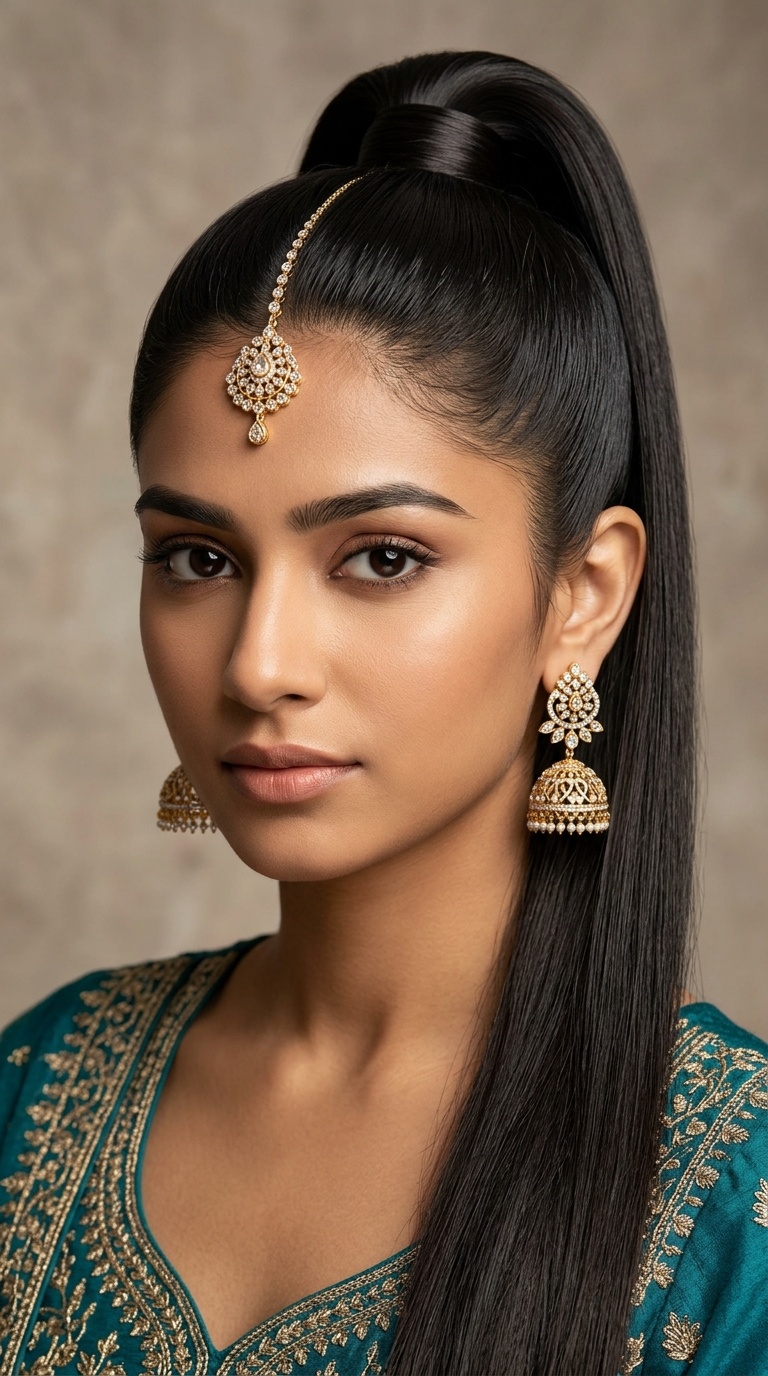 High Sleek Ponytail