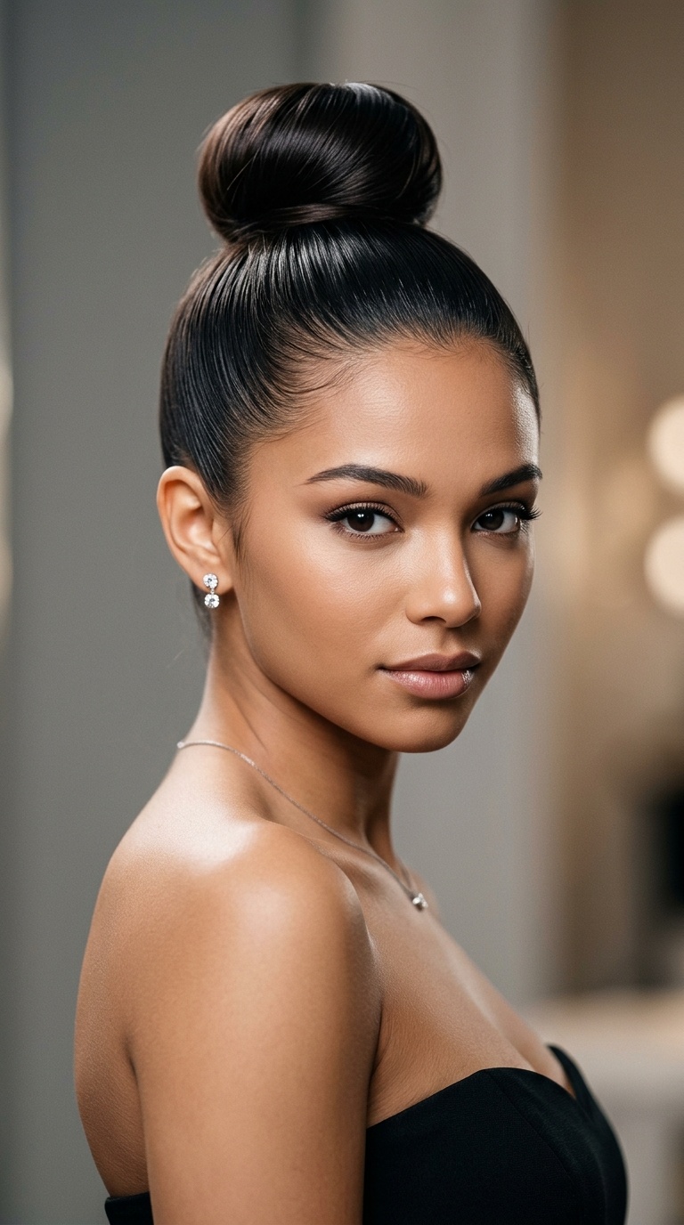 High Sleek Topknot