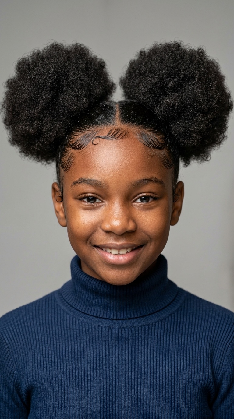 High Space Puffs with Slick Edges