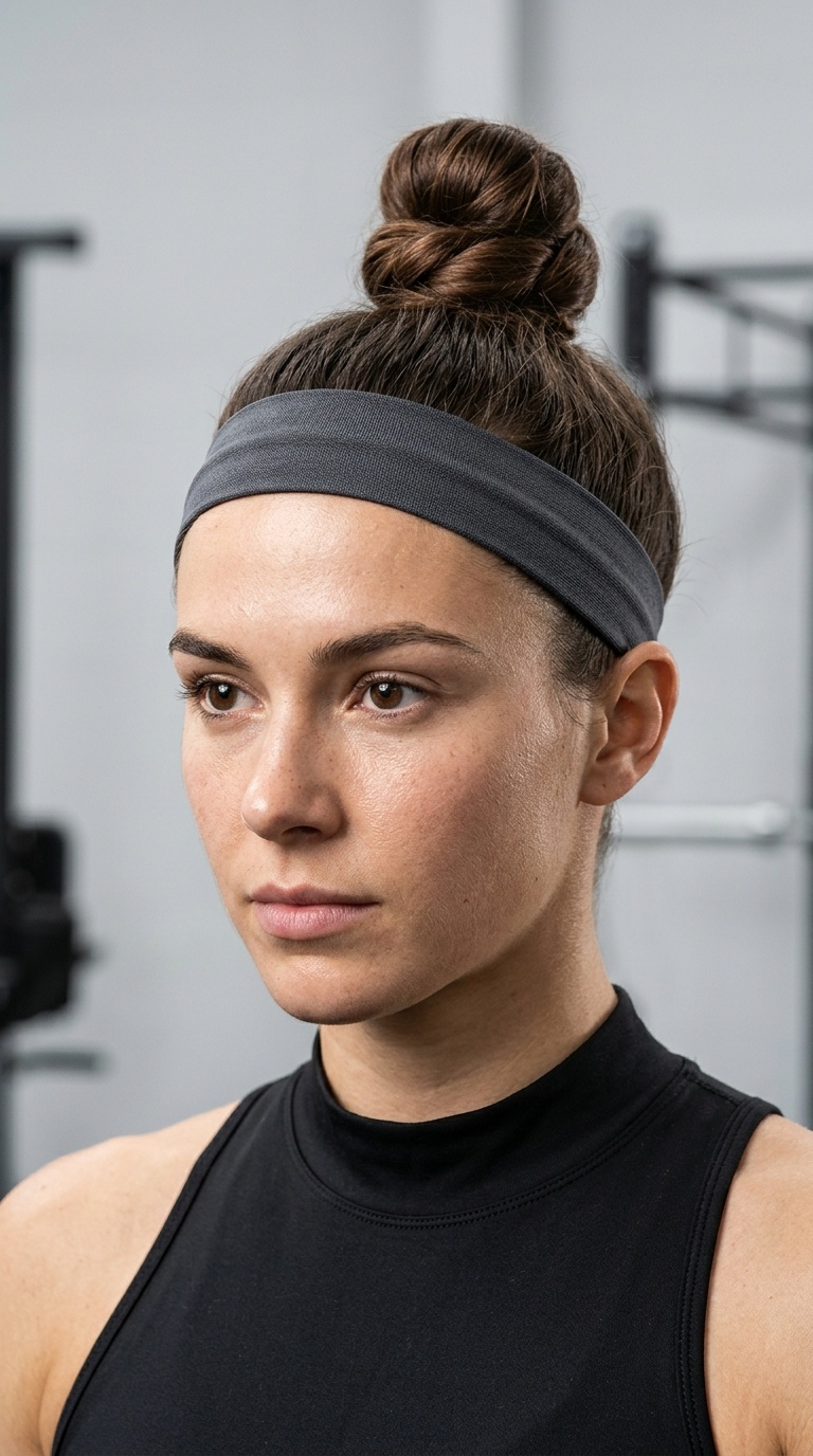 High-Tension Top Knot with Headband