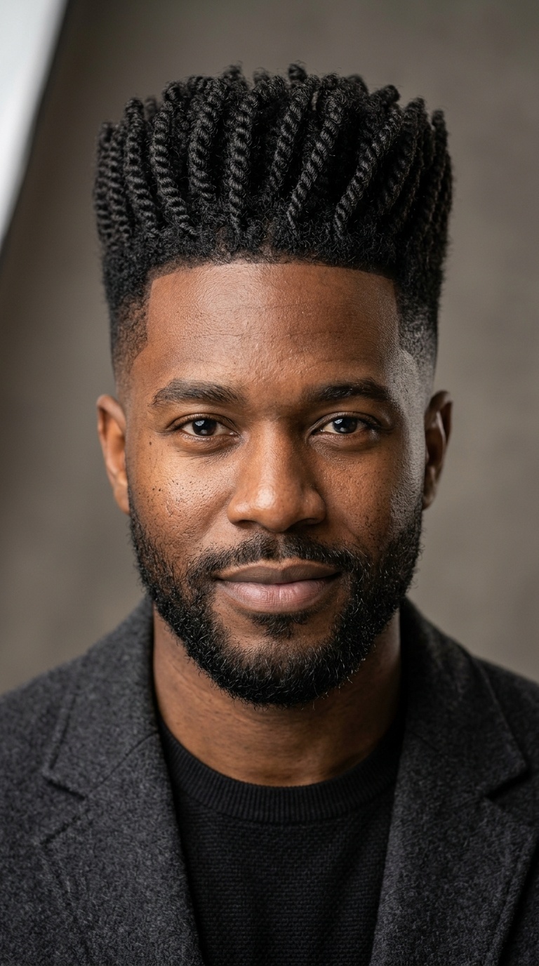 High-Top Fade with Twists
