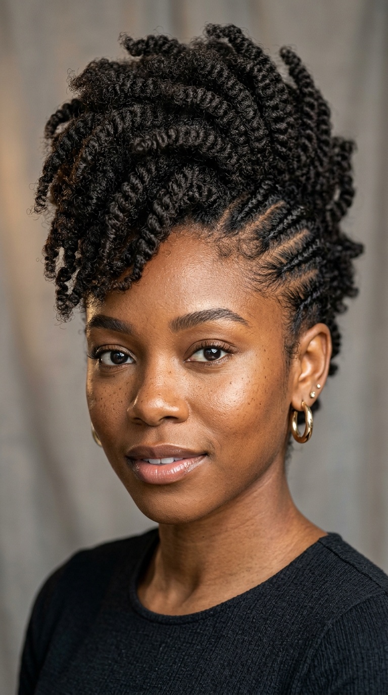 High-Top Twisted Mohawk