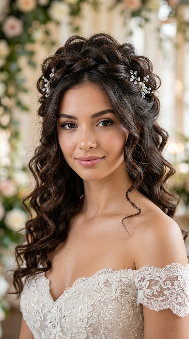 High-Volume Crown with Loose Spirals