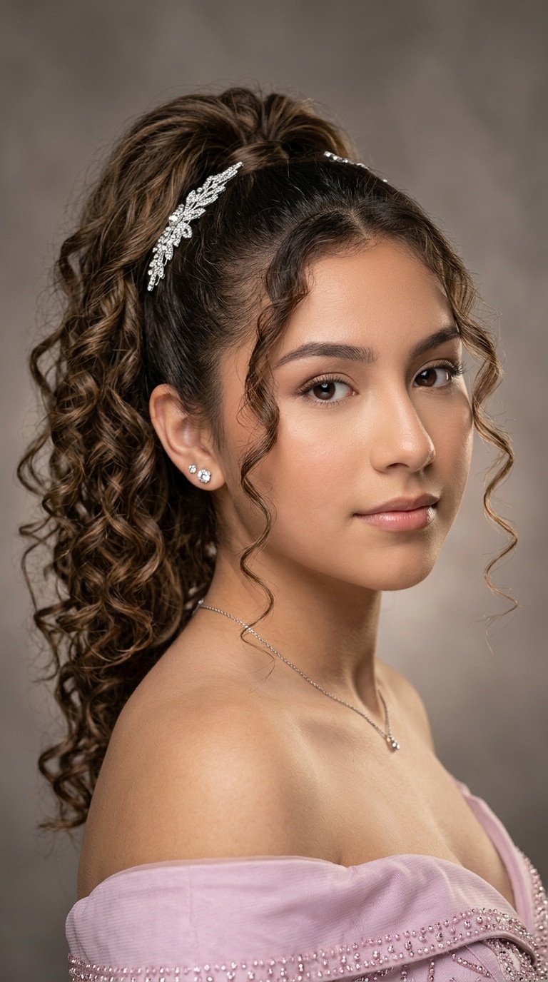 High Volume Curly Ponytail