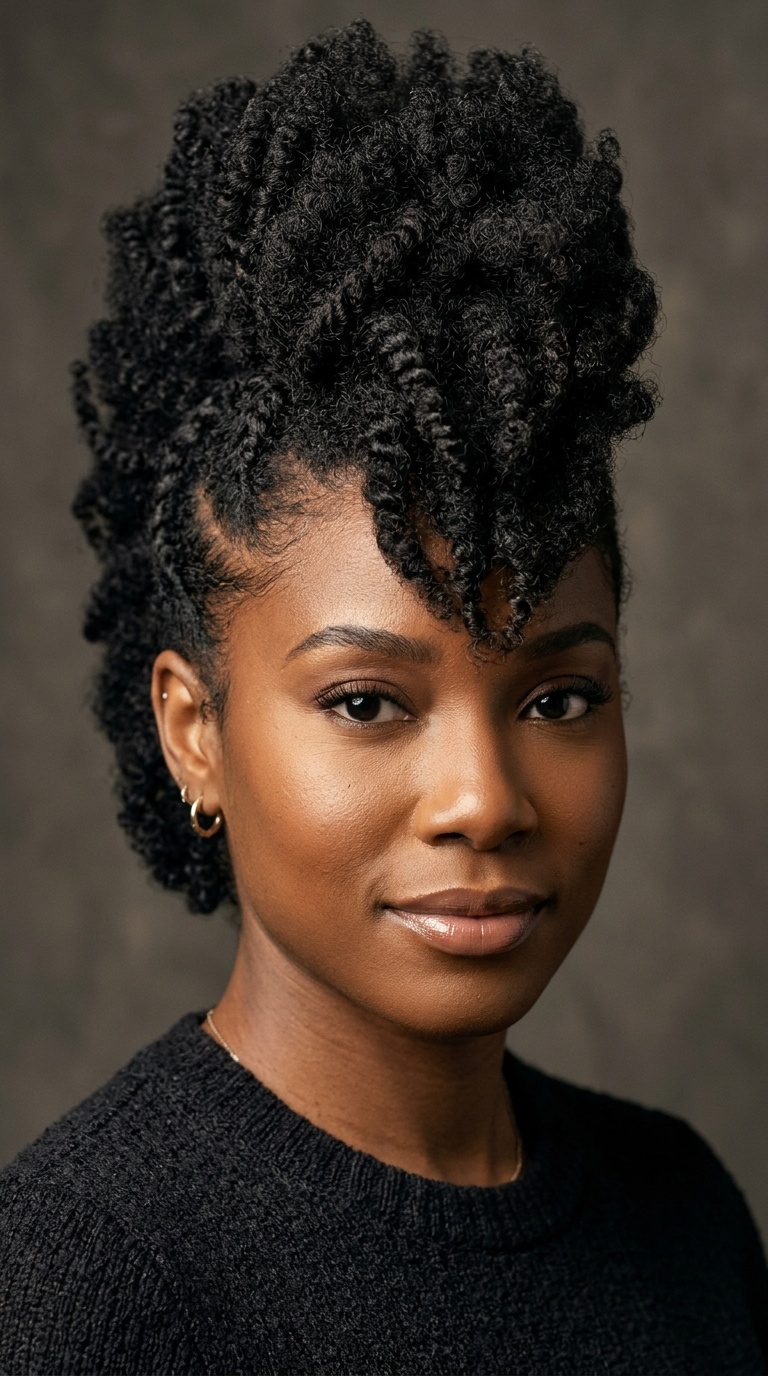 High-Volume Textured Mohawk