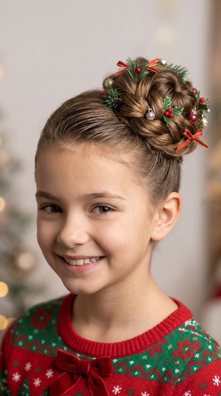 Holiday Wreath Bun