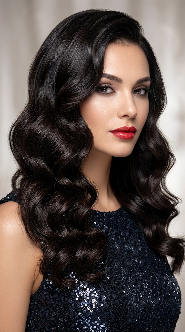 Hollywood Glam Waves