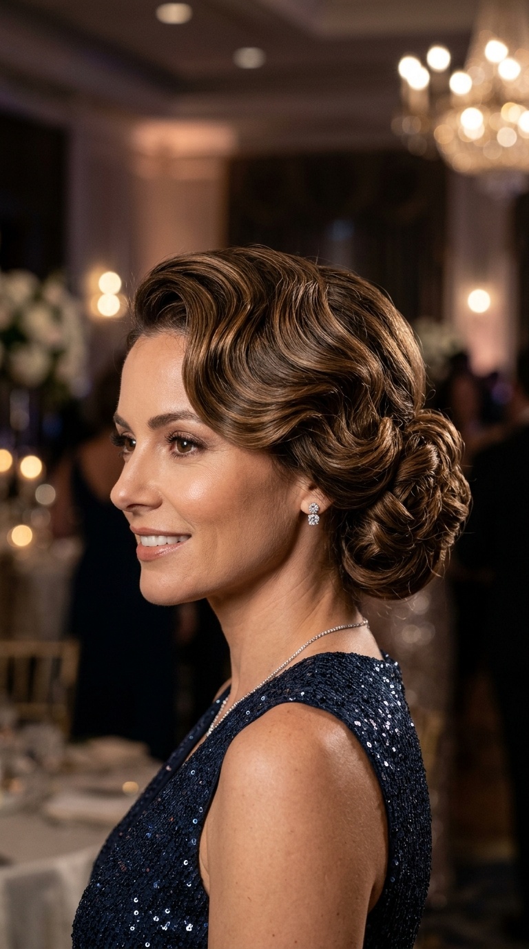 Hollywood Waves Updo
