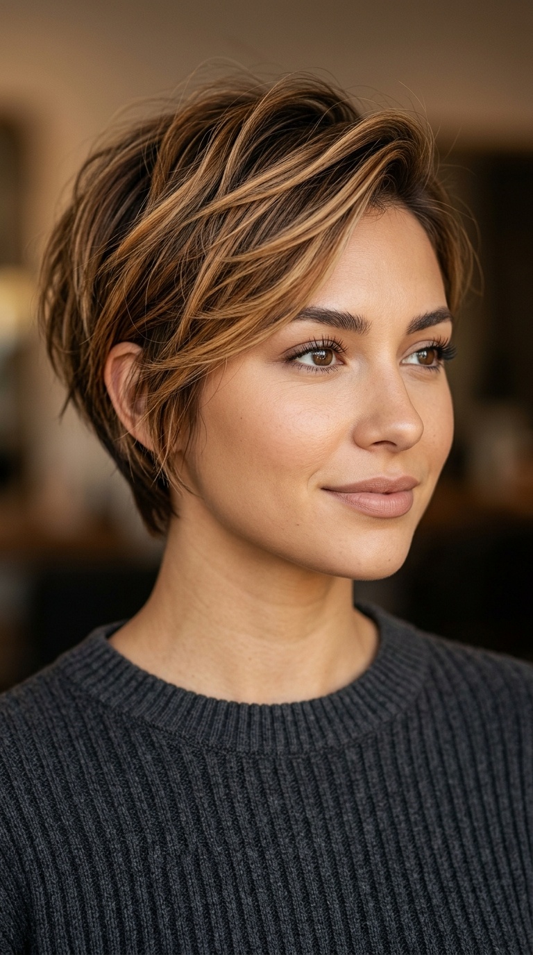 Honey Balayage Crop