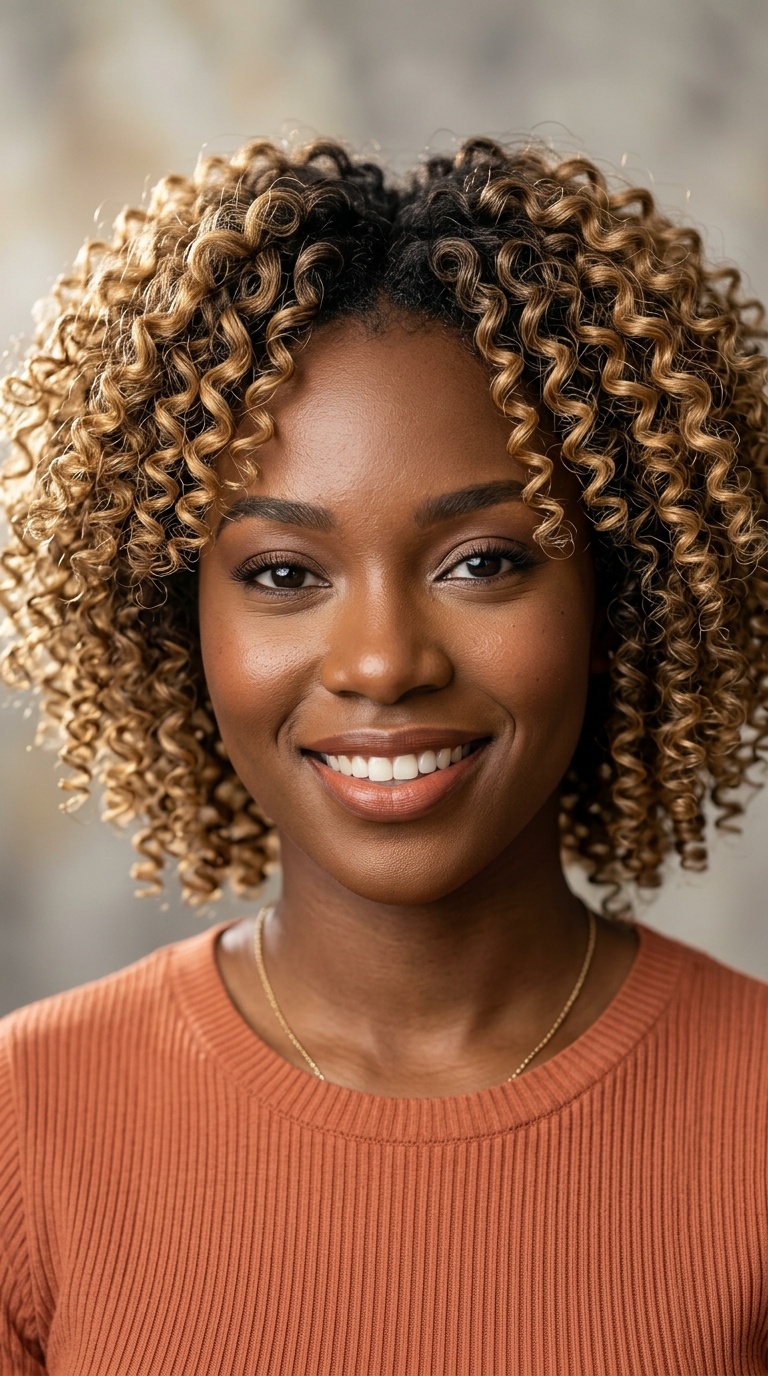 Honey Blonde Ringlets