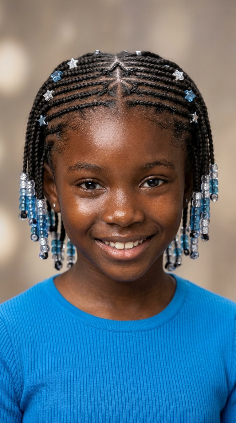 Horizontal Star Cornrows