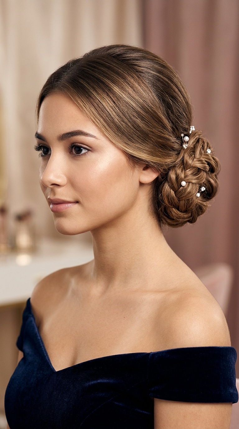 Infinity Braid Chignon