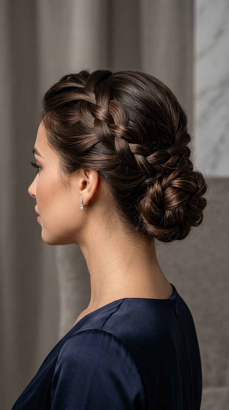 Infinity Braid Chignon