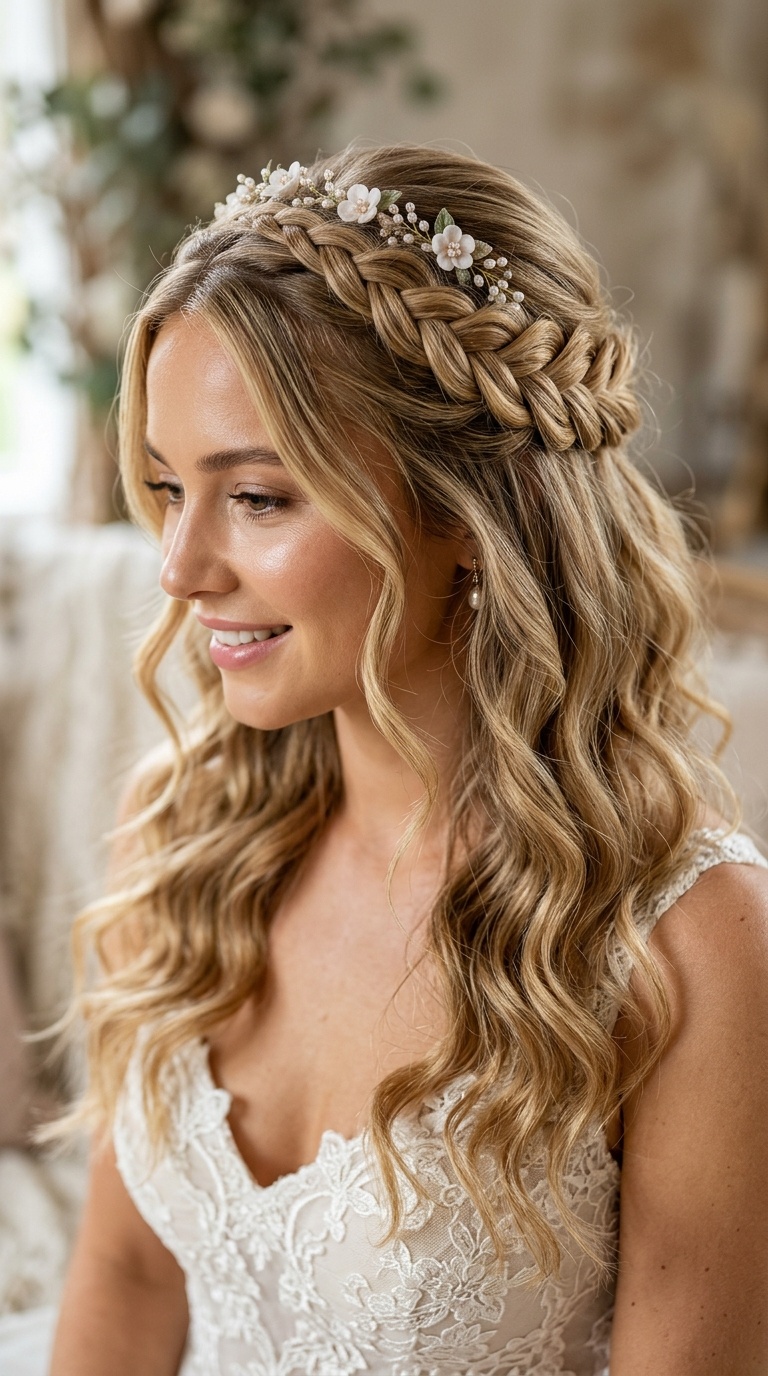 Infinity Braid Half-Up