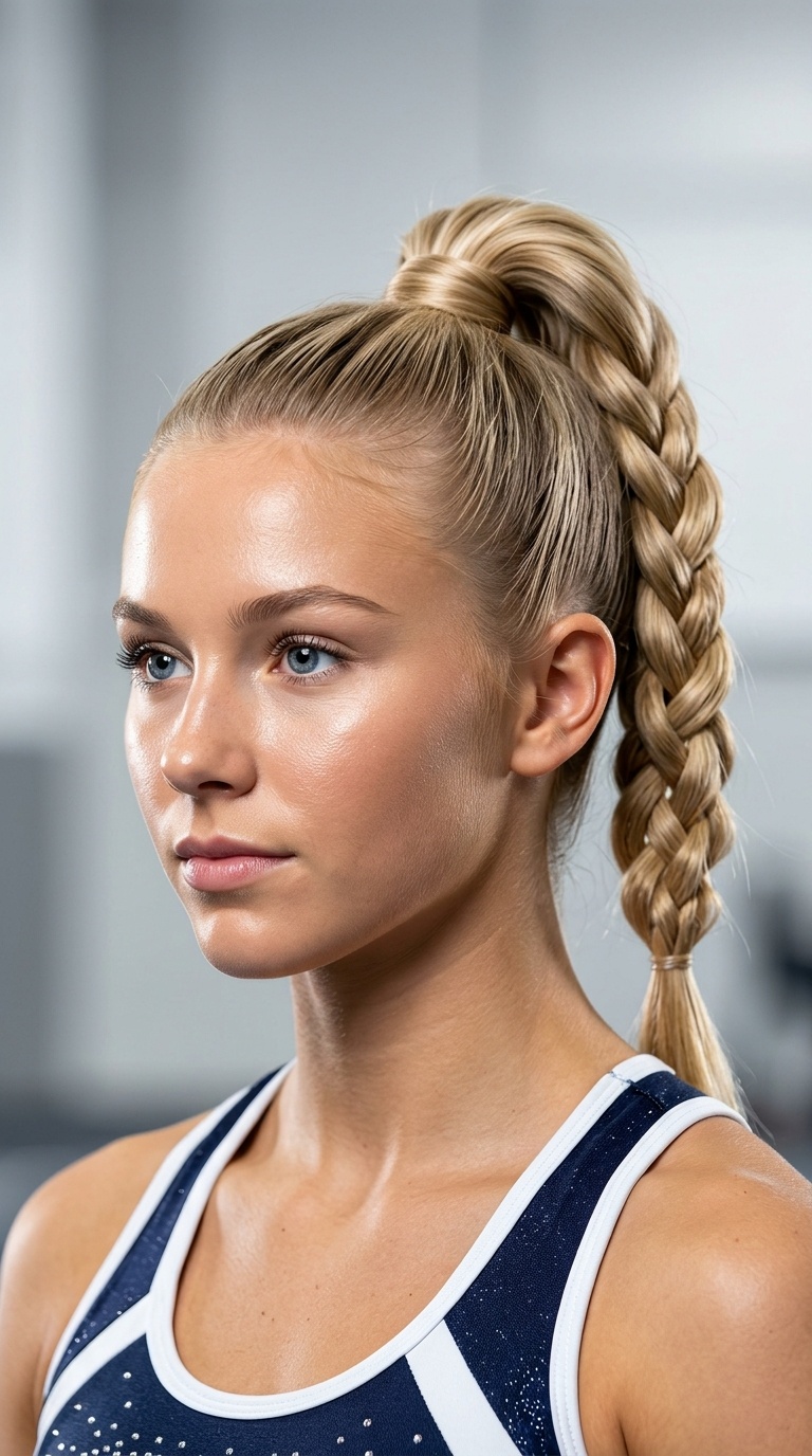 Infinity Braid High Pony