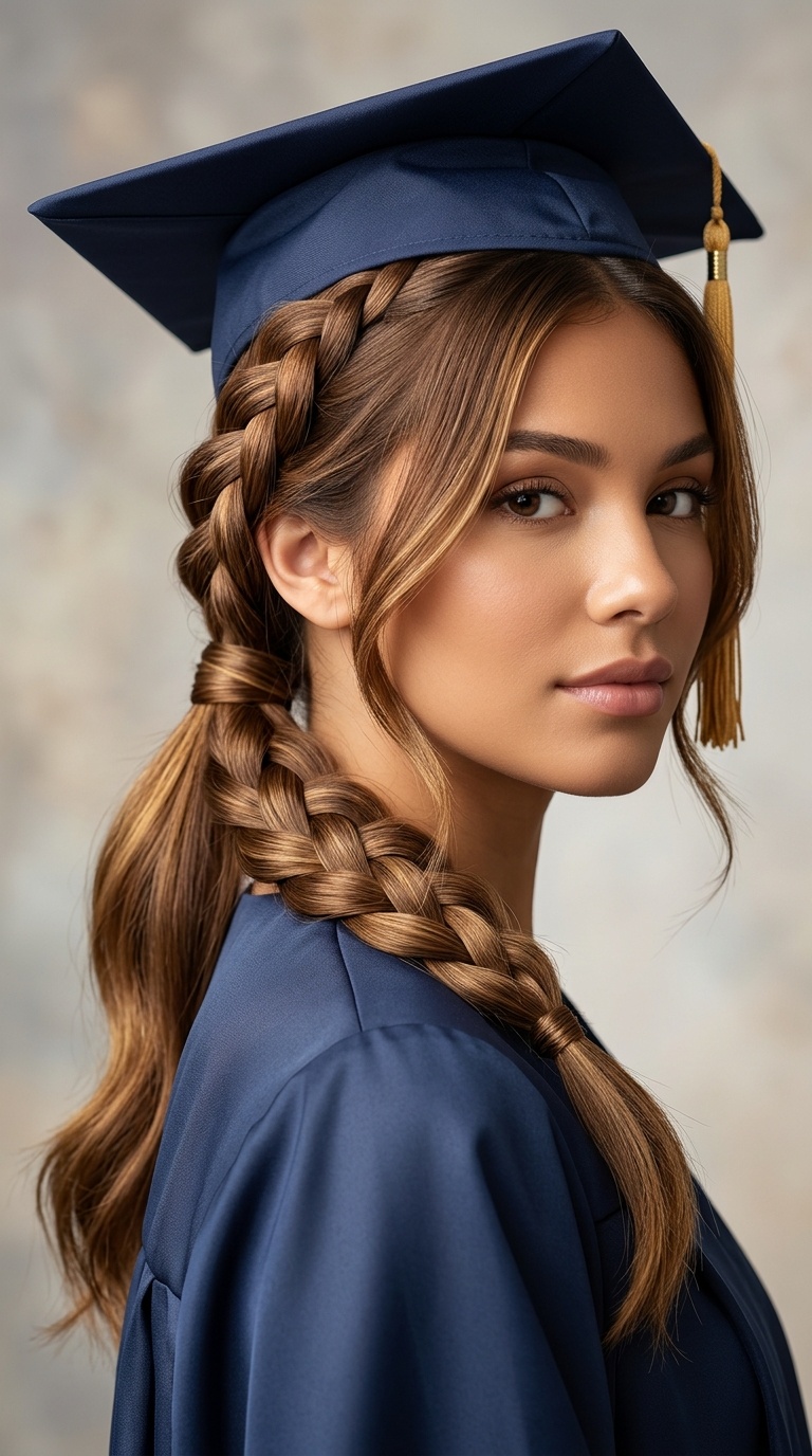 Infinity Braid Low Ponytail