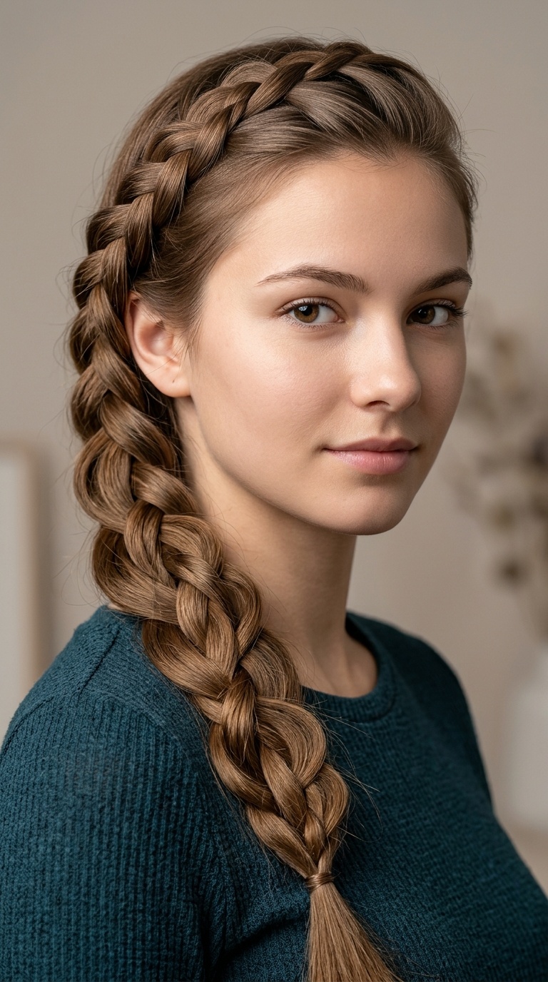 Infinity Braid Side Style