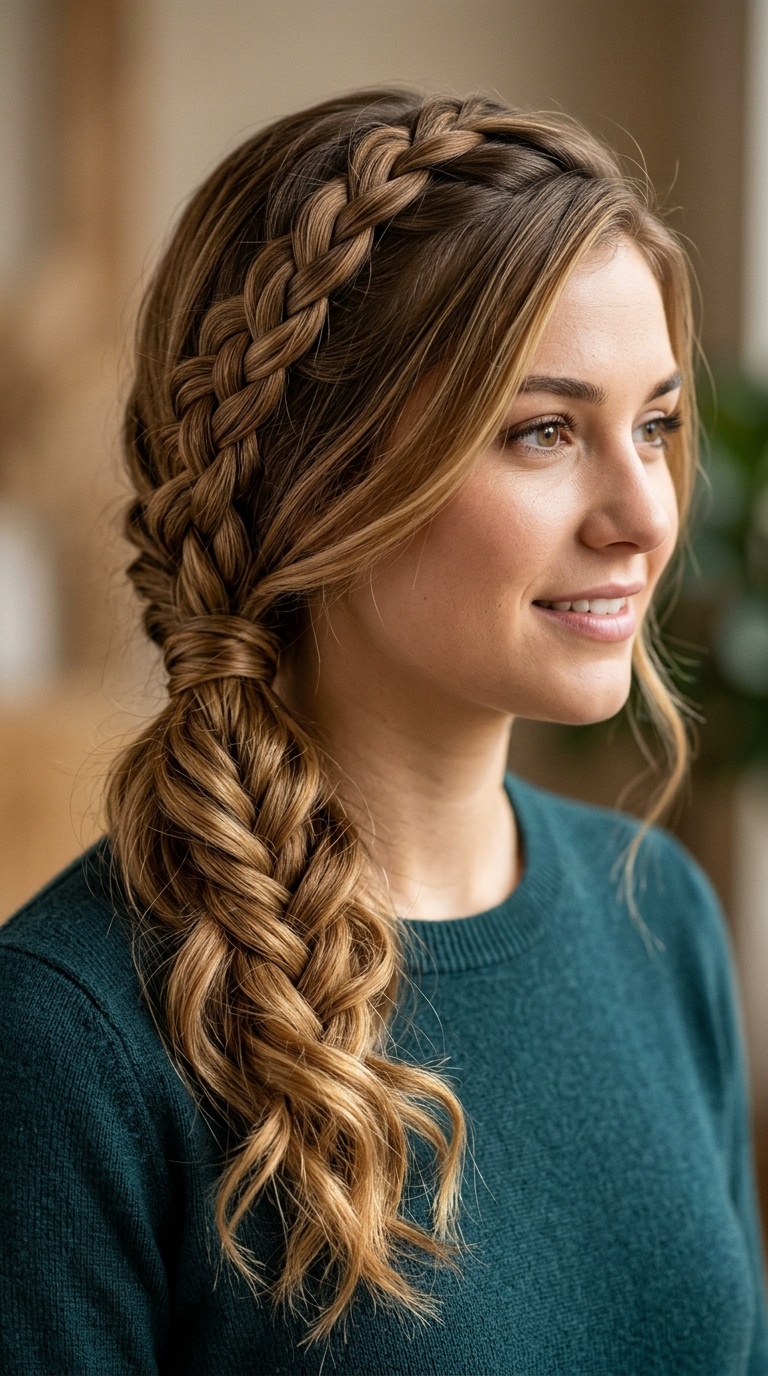 Infinity Braid Side Tail