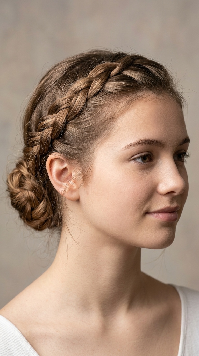 Infinity Braid Updo