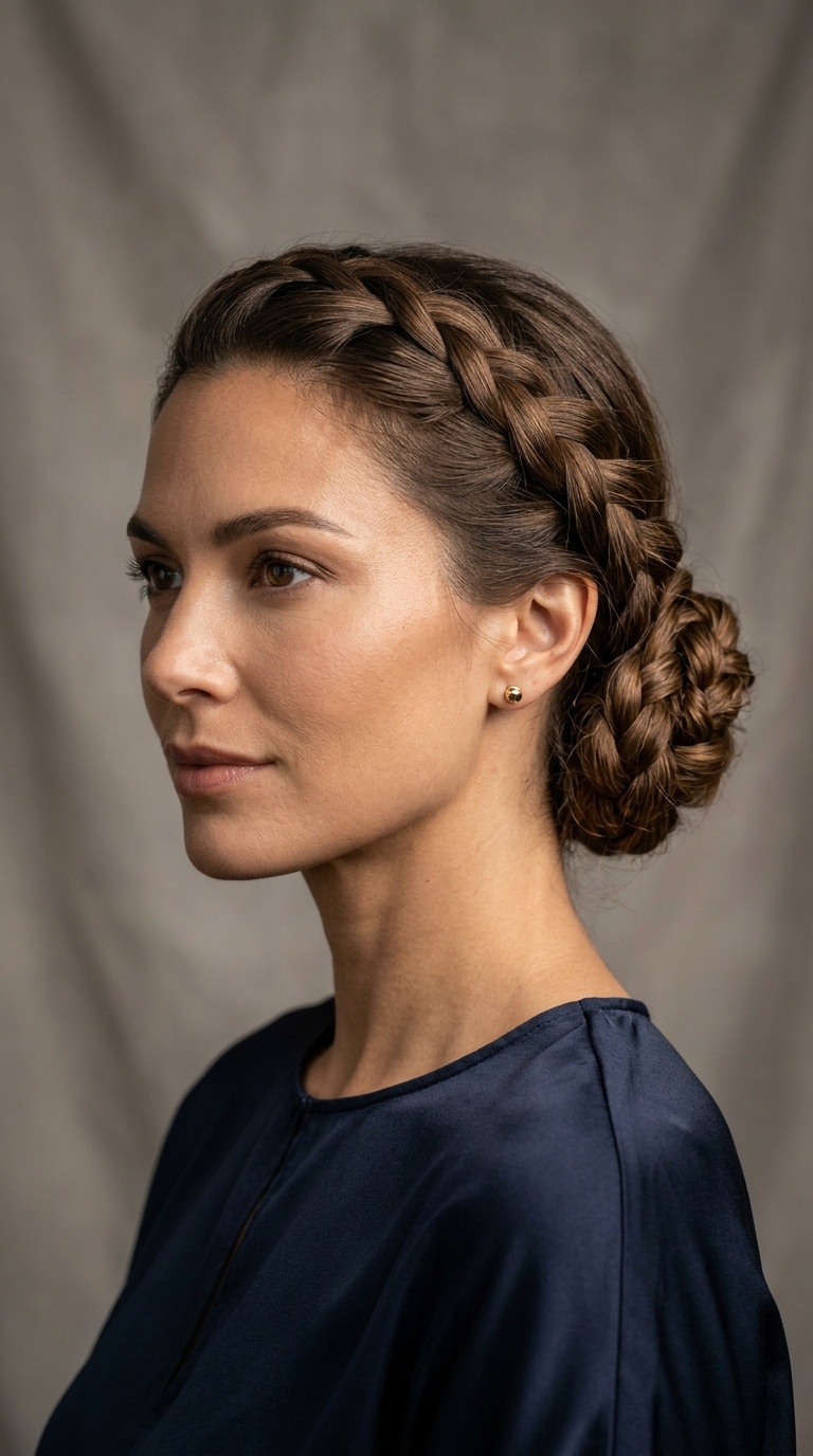 Infinity Braid Updo