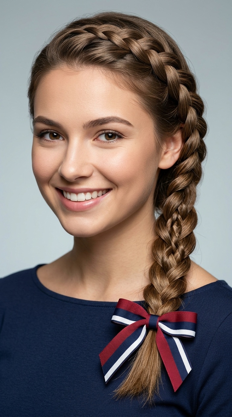 Infinity Braid with Bow Endings
