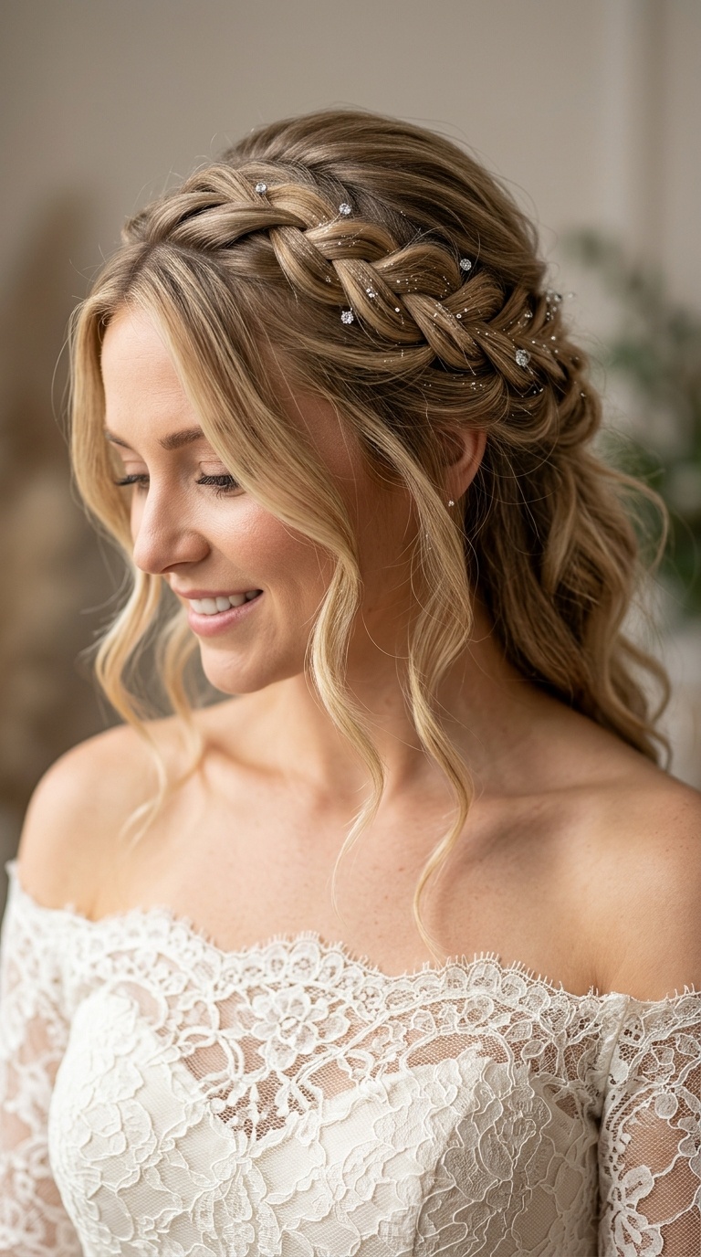 Infinity Braid with Sparkle