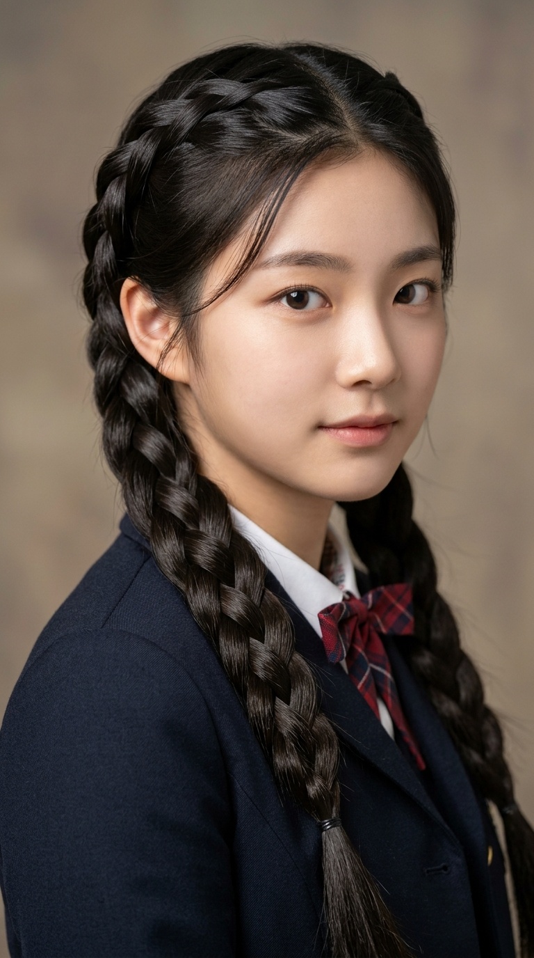Infinity Braids for Long Hair