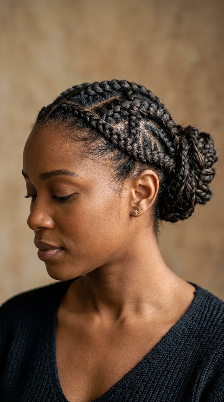 Interlocked French Braids