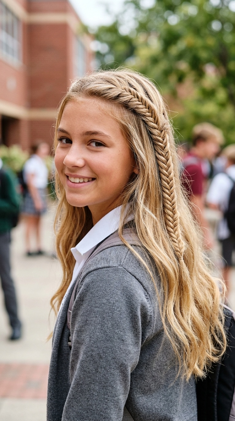 Intricate Fishtail Accent Braid