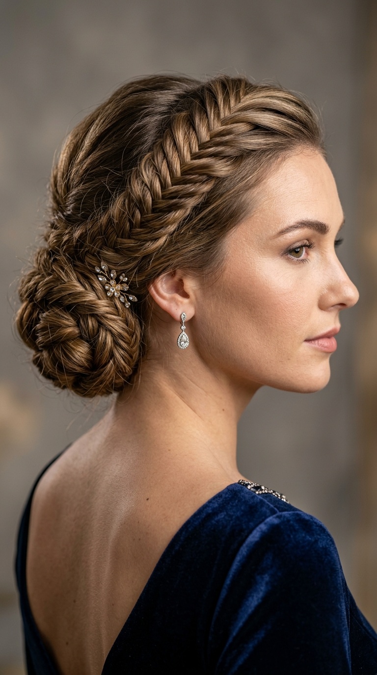 Intricate Fishtail Updo