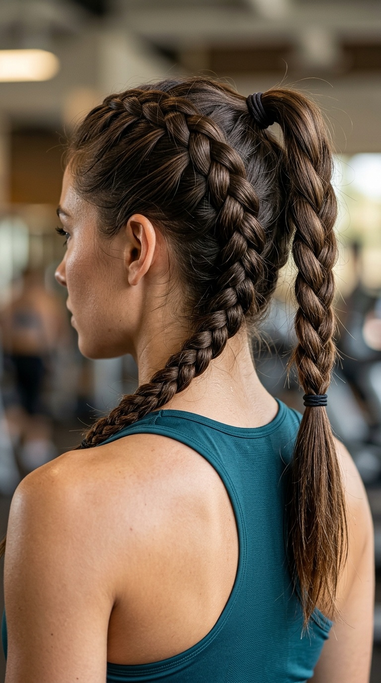 Inverse French Braid (Bottom-Up)